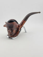 Vintage Collectible Hand Carved Napoleon Bonaparte Solid Wood Bruyere Pipe.
