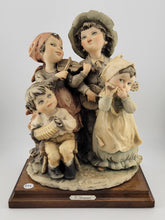 Vintage Giuseppe Armani LE Capodimonte Sculpture, 4 Children Playing Instruments