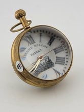 Rare One Of Kind Vintage 1960's Roskopf Swiss Made Ball 17 Jewel Clock. Working.