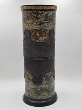 Antique Japan Meiji Era C 1880's Enameled Bronze /Cloisonné Umbrella/Stick Stand