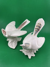 Vtg Pair Of Lenox China Jewels Collection Bird Figurines-Cardinal & Blue Jay.