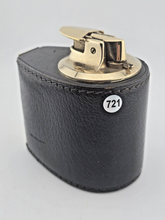 Rare Italian Mark Cross Leather Wrapped Vintage Table Lighter -Ronson. Untested