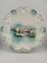 R S Prussia Water Lily on Pond Handled Mold Plate. Measures 11.25" in diameter.