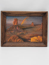 Vintage One Of Kind Hand Painted Oil On Canvas Painting Signed Elizabeth Hancock