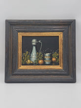 Nita Scott (1895-1965) Original still life oil painting of Fruit & Flagon W COA