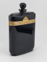 Antique Caron La Nuit de Noel Perfume Black Baccarat Bottle Art Deco EMPTY