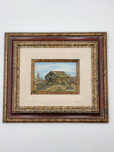 Vintage One Of Kind Hand Painted Oil On Canvas Painting Signed By Artist Harvey.