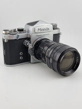 VINTAGE 1960 MIRANDA D 35mm CAMERA, SOLIGOR MIRANDA 135 mm LENS. Clean.Untested