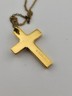 Vtg NIB Franklin Mint "The Pavium Cross" Pure Crystals .999 Silver Necklace COA