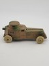 Antique 1930's Tootsie Toy US Army Armored Car Black Wheel WWI Military USA