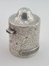 Ultra Rare 19th C Antique Tiffany & Co Repousse Sterling Match Safe w Ash Drawer