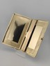 Vintage Large Alfred Dunhill London Leather Cigarette Case Gold Tone Interior.