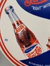 RARE VINTAGE PEPSI-COLA PORCELAIN GASOLINE STATION BOTTLE BEVERAGE SIGN A & W