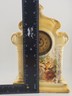 Antique Victorian Porcelain Hand Painted Mantle Clock. C 1890. Working  Cond.
