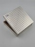Antique Italian 800 Silver Wood Lined Cigarette Box Mid Century Modern Square