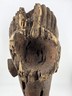 Fang Ngil Mask Gabon African Tribal Art Hand Carved Wood Kaolin Antique 1900s