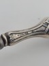 Rare Antique 19th C. AMERICAN STERLING SILVER SHOE HORN W EMBOSSED FLORAL DESIGN