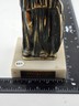 Vintage Greek Athena Statue Cast Bronze on Marble Base. Goddess of Wisdom & War