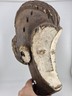 Fang Ngil Mask Gabon African Tribal Art Hand Carved Wood Kaolin Antique 1900s