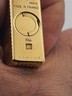 Vintage Collectible Authentic St Dupont 20 Micron Gold Plated Ligne 1 Lighter.