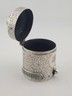 Ultra Rare 19th C Antique Tiffany & Co Repousse Sterling Match Safe w Ash Drawer