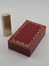 MUST DE CARTIER Santos Rivets Oval Two-Tone Silver/Gold LIGHTER W Box. Works.