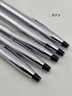 SET Of 5 GORGEOUS HIGH QUALITY SLIM CROSS POLISHED SILVER PENS AND PENCILS. READ