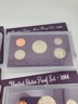 Set Of 1984 To 1989 U.S. Mint Proof Set Lot (6 Sets) Complete Original Packaging