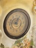 Antique Victorian Porcelain Hand Painted Mantle Clock. C 1890. Working  Cond.