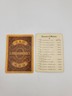 Rare Antique 1930's C & O- F.F.V. Railroad Via Washington Playing Cards-Complete
