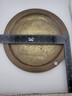 Antique Egyptian Brass Plate Detail Hand Etched Pharaoh and Egyptian Characters