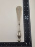 Rare Antique 19th C. AMERICAN STERLING SILVER SHOE HORN W EMBOSSED FLORAL DESIGN