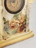 Antique Victorian Porcelain Hand Painted Mantle Clock. C 1890. Working  Cond.
