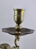 Rare Antique Bronze Lion Amsterdam Coat of Arms Double Candle Holder Candelabra