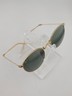 Vintage B&L Ray-Ban Folding Round Sunglasses Gold Frame Green G-15 47□20