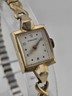 Vintage Hamilton 14K Solid Gold Ladies Watch 1971 Engraved Service Award. Read.