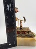 1983 Ron Lee CLOWN ON RAILROAD TRAIN CART WITH BIRD very rare clowns onyx base