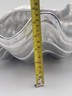 Rare Vintage Arthur Court 1988 Oversized ClamShell Centerpiece Bowl. 18 Inch.