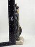 Vintage Greek Athena Statue Cast Bronze on Marble Base. Goddess of Wisdom & War