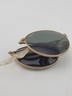 Vintage B&L Ray-Ban Folding Round Sunglasses Gold Frame Green G-15 47□20