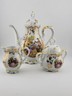 Antique Bavaria Germany Sevres Tea or Coffee Set. Guilded Hand Painted 24k Gold