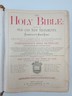 Rare Antique 1870's Illustrated Family Holy Bible W 1400 Engravings &Handwriting