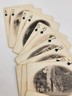 Rare Antique 1930's C & O- F.F.V. Railroad Via Washington Playing Cards-Complete