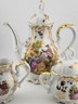 Antique Bavaria Germany Sevres Tea or Coffee Set. Guilded Hand Painted 24k Gold