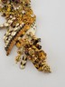 Rare One Of A Kind Lunch at The Ritz USA 22KT Gold Plated Owl Pendant Brooch