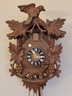 Vintage Collectible Germany 1 Day Black Forest Cuckoo Clock W Woulf Theme. Works