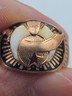 Vintage 10k Solid Gold Masonic Ostby Barton Shriner Ring Size 9. Weight 6.1 Gram