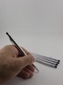 SET Of 5 GORGEOUS HIGH QUALITY SLIM CROSS POLISHED SILVER PENS AND PENCILS. READ