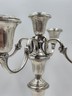 Antique Pair Of 1920's Gorham Sterling Silver Candelabra 5 Candle Holders. #638.