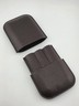 100% Authentic Louis Vuitton Brown Leather Men's Cigar Travel Storage Case.
